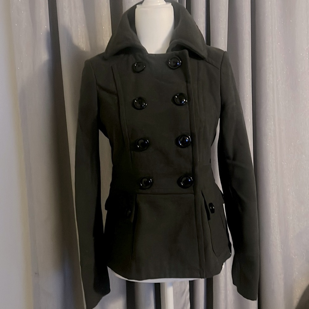 Honee coat charcoal color size small